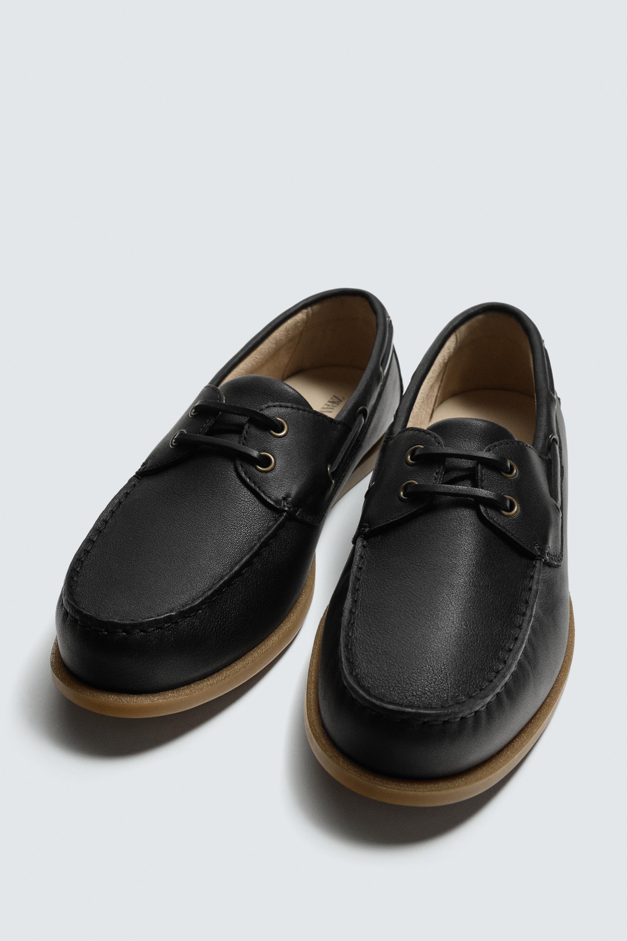 LEATHER BOAT SHOES